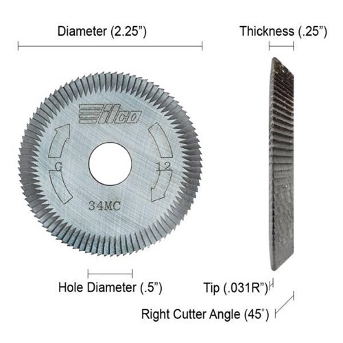 Ilco 34MC Milling Cutter