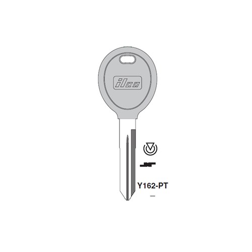 ILCO *Y162-PT CHRYSLER TRANSPONDER KEY - 400-4526