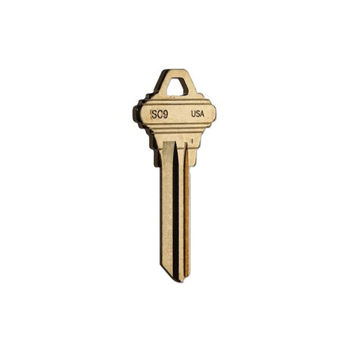 Ilco SC9-BR Schlage Key Blank, Brass