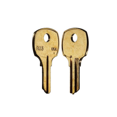 Ilco RO3-BR National Key Blank, Brass