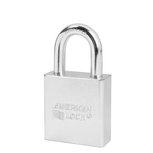 American Lock A5200 KA P501 Solid Steel Rekeyable Pin Tumbler 1-3/4" Padlock, 1-1/8" Shackle, Keyed Alike