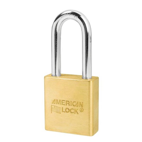 American Lock A5561 KD Solid Brass Pin Tumbler 1-3/4" Padlock, 2" Shackle, Keyed Different