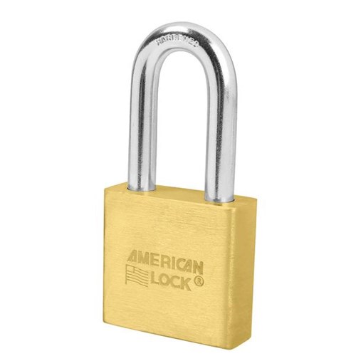 American Lock A5571 KA P513 Solid Brass Pin Tumbler 2" Padlock, 2" Shackle, Keyed Alike