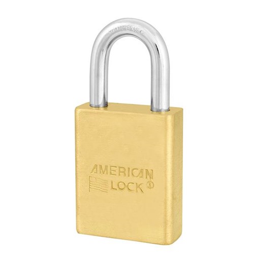 American Lock A3560WO IC Solid Brass Interchangeable Core 1-3/4" Padlock, 1-1/8" Shackle, SFIC, Less Core