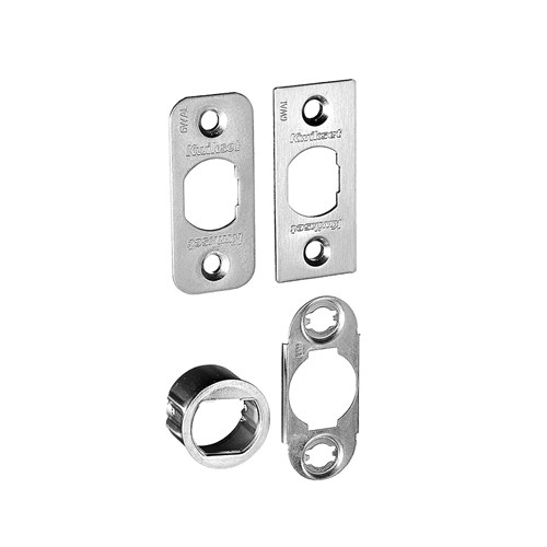 Kwikset 81845 26D 6-Way Plain Latch Service Kit, Satin Chrome