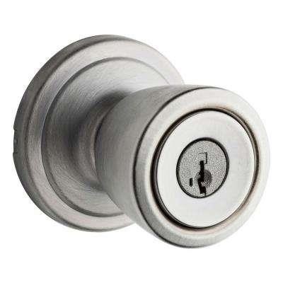 Kwikset 750A 26D RCAL X RCS Abbey Knob, Storeroom, KW1, Satin Chrome