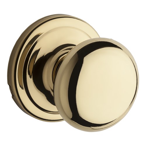 Kwikset 720H US3 RCAL X RCS Hancock Knob, Passage, Bright Brass