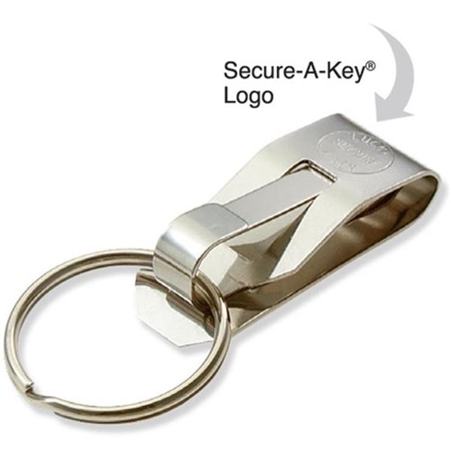 Lucky Line 40412 Secure-A-Key Clip-On Belt Clip (12/card)