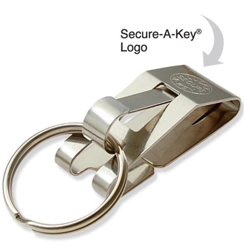 Lucky Line 40512 Secure-A-Key Slip-On Belt Clip (12/card)