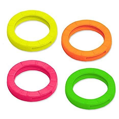 Lucky Line 16617 Large Key Identifiers, Assorted Neon (150/box)