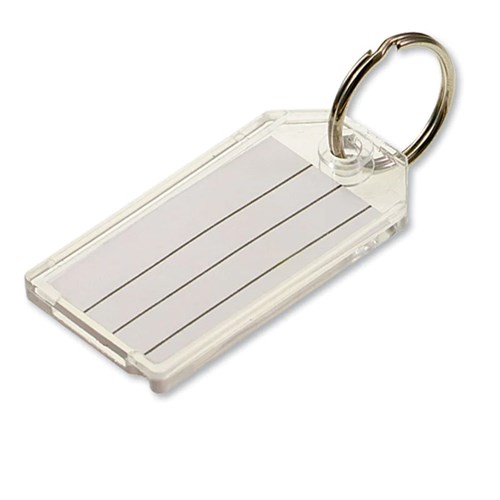 Lucky Line 20400 Extra Strength Key Tags, Clear (box/100)