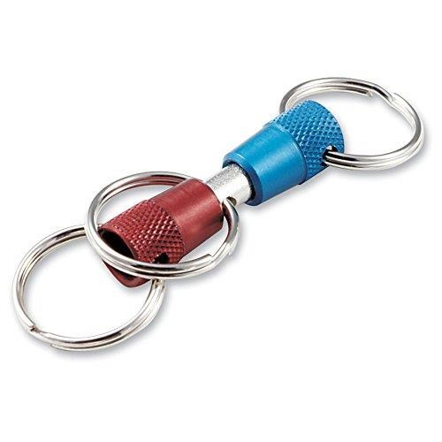 Lucky Line 71701 3-Way Pull Apart Key Ring, 1/card (pack of 5 cards)