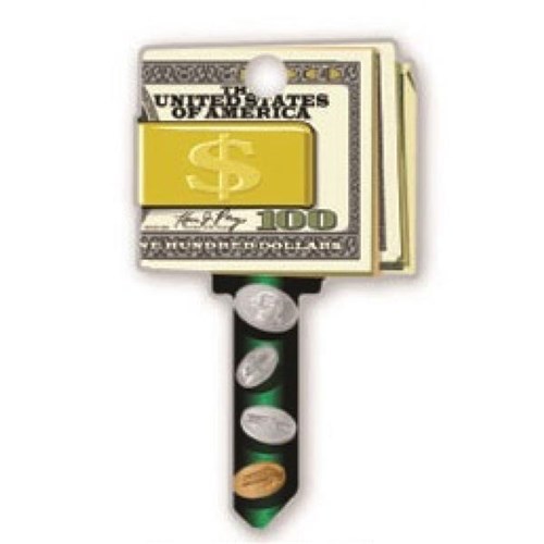 Lucky Line B103K Money Clip Key Blank, Kwikset