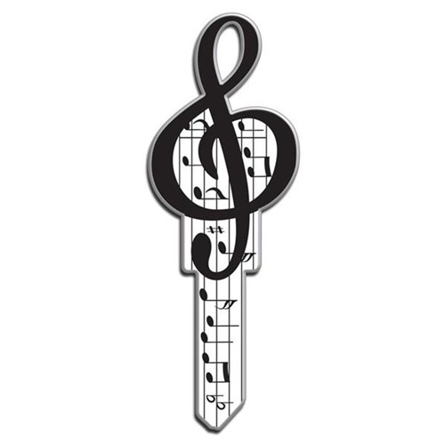 Lucky Line B125K Music Key Blank, Kwikset