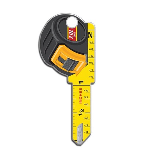 Lucky Line B126K Tape Measure Key Blank, Kwikset