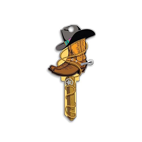 LUCKY LINE COWBOY KWIKSET KW1/11 HOUSE KEY BLANK (B132K)