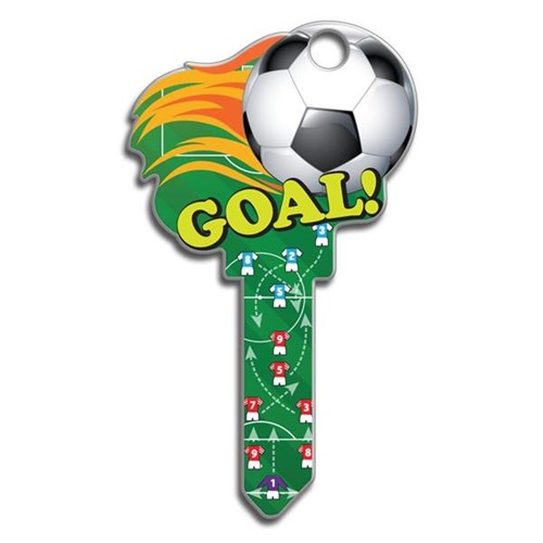 Lucky Line B135K Soccer Key Blank, Kwikset