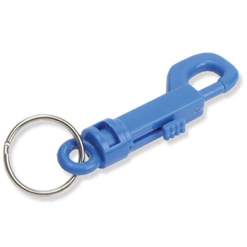 Lucky Line 41501 Plastic Key Clip, Assorted Colors, 1/card (pack of 5)