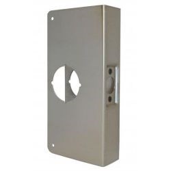 Don-Jo 1-S-CW Deadbolt/KIK Door Reinforcer, Stainless Steel finish