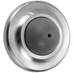 Don-Jo 1412-626 Convex Cast Wall Bumper, 2-1/2" Diameter, Satin Chrome