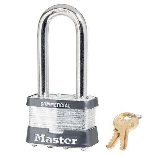 Master Lock 25LJ KZ W27 Laminated Steel Rekeyable Pin Tumbler 2" Padlock