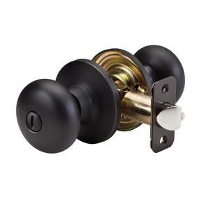 Master Lock BC0312PBOX 716 Grade 3 Entry Biscuit Privacy Knob, Aged Bronze