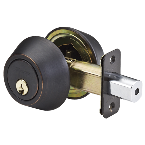 Master Lock DS0712PKA4W Double Cylinder Deadbolt, WR5 Keyway, Aged Bronze