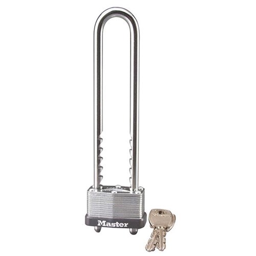 Master Lock 517D Laminated Steel 1-3/4" Warded Padlock with Adjustable Shackle