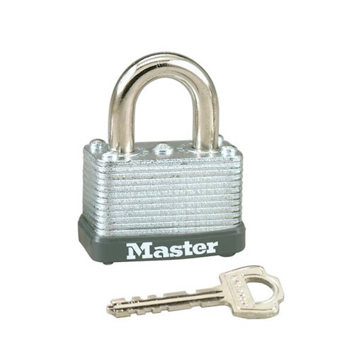 Master Lock 22D KD Carded 1-1/2" Laminated Steel Warded Padlock