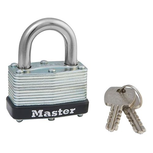 Master Lock 500D KD Carded 1-3/4" Laminated Steel Warded Padlock