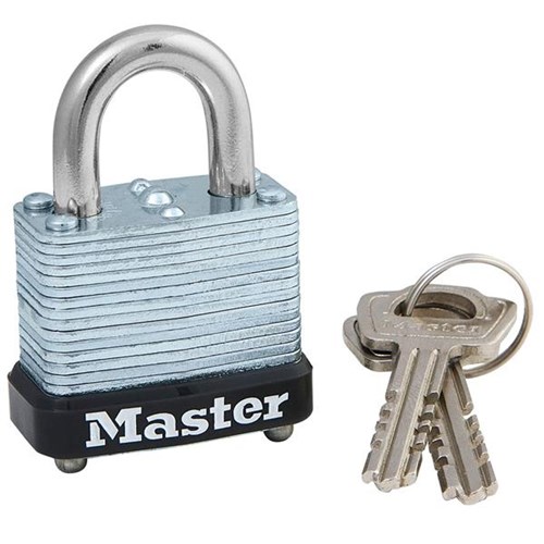 Master Lock 105 KA #041 1-1/8" Laminated Steel Warded Padlock