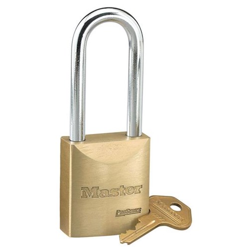 Master Lock 6840LJKA #10G021 ProSeries Solid Brass Rekeyable Pin Tumbler 1-3/4" Padlock, 2-7/16" Shackle