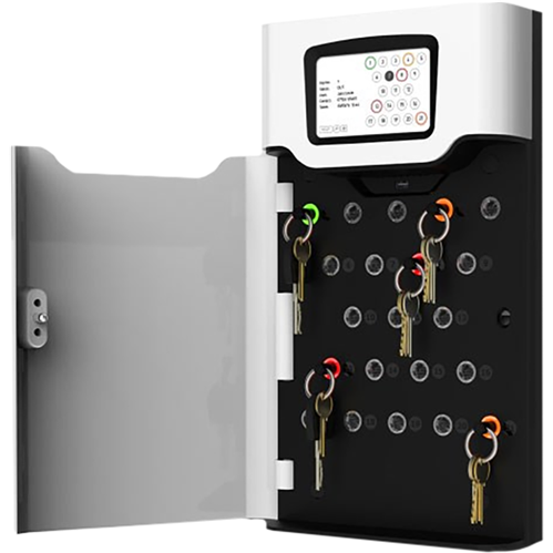 Medeco EA-100117 T21 Stand-Alone Key Management System, Includes 21 iFobs with Security Seals and LED Receptors