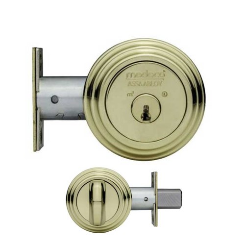 Medeco 11TR503-05-DLT Residential Deadbolt, M3, Single Cylinder