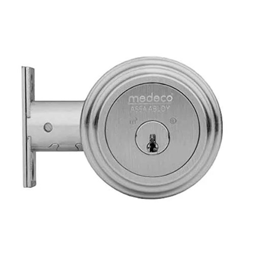 Medeco 11TR503-19-FMP Residential Maxum Single Cylinder Deadbolt KD, Satin Nickel