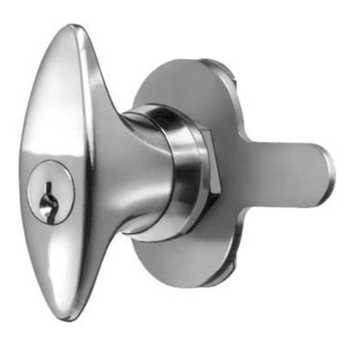 CompX National C8154-26D-KD Cabinet Handle Lock, Satin Chrome