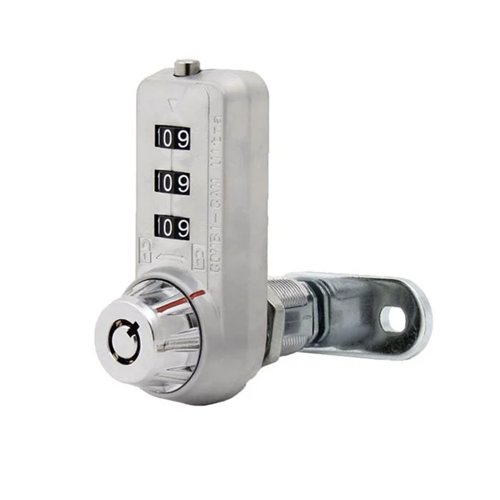 Olympus Lock 7440L-KA-374 Combi-Cam Ultra Dual Access Combination Cam Lock, 1-1/8" Length, Chrome, Keyed Alike