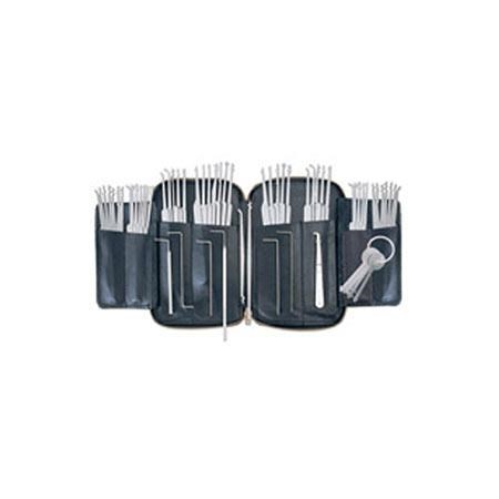 Pro-Lok PKX-62 Pick Set With 62 Pieces In A Zippered Leather Case