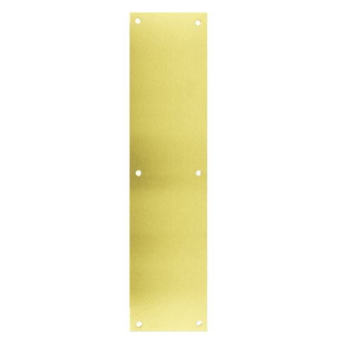 Don-Jo 71 605 Push Plate, Polished Brass