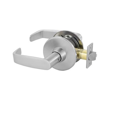 Sargent 28-LC-11G04 LL 26D Grade 1 Passage Lever Lockset, ANSI Strike, Satin Chrome