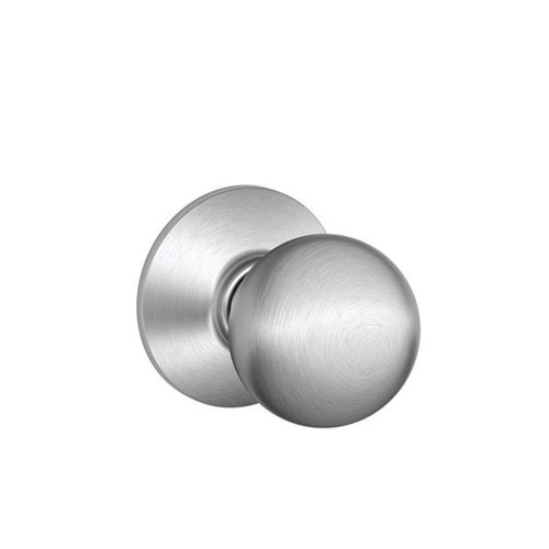 Schlage A40S 626 Grade 2 Orbit Privacy Knob, 2 3/8" Backset, Satin Chrome