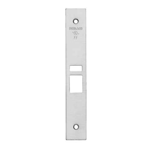 Schlage 09-663-626 L Series Armor Front Faceplate, Latch x Auxiliary Latch, Satin Chrome