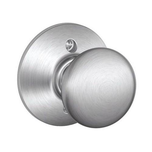 Schlage F170 PLY 626 Plymouth Dummy Knob, Satin Chrome