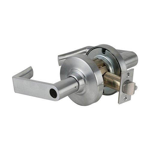 Schlage ND82CD 626 Grade 1 Rhodes Institutional Lever, Double Cylinder, Less Cores, Satin Chrome