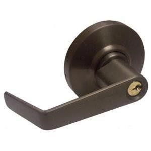 Schlage AL10S SAT 613 Grade 2 Saturn Passage Lever, Oil Rubbed Bronze