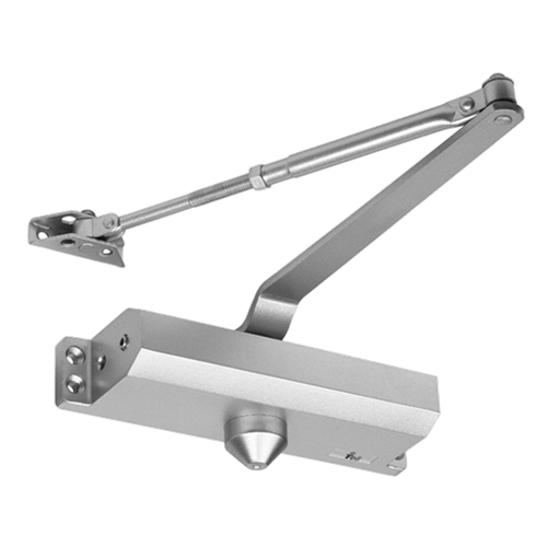 NSP 12543 BC PA AL Grade 3 Surface Applied Door Closer, Size 3, Aluminum