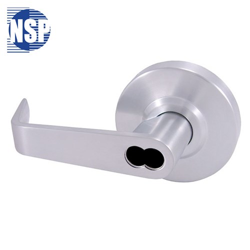 NSP CTL881 SFIC Entry Lever Trim 26D, Less Core, Satin Chrome