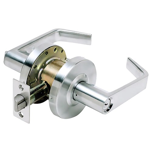 NSP LC2687 R CTL 26D Grade 2 Institutional Lever, Schlage C Keyway, Satin Chrome