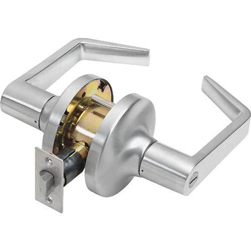 NSP LC1276 R CTL US26D Grade 1 Clutched Privacy Lever, Satin Chrome