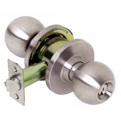 NSP KC3681 EMP US32D Grade 3 Empire Entry Knob, KW1 Kwy, Adjustable Backset